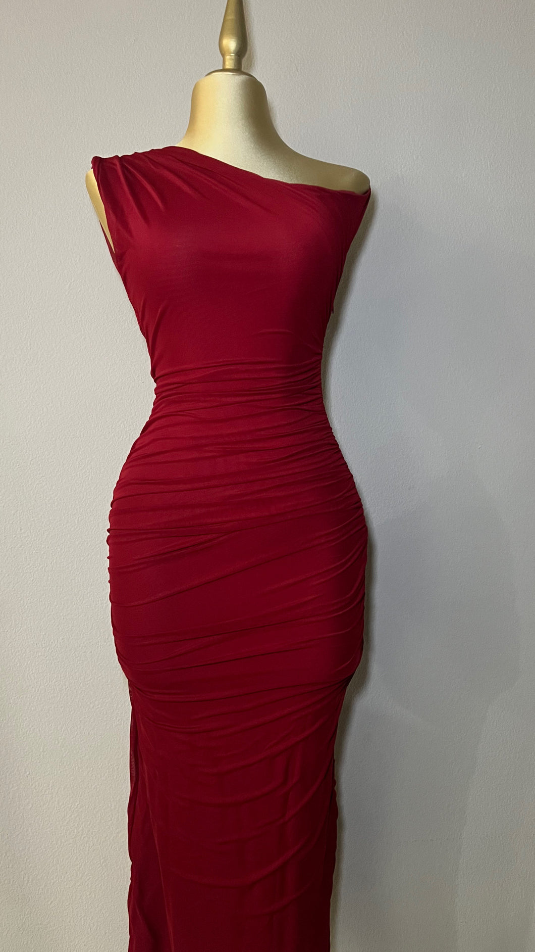 Ruched sleeveless Dress