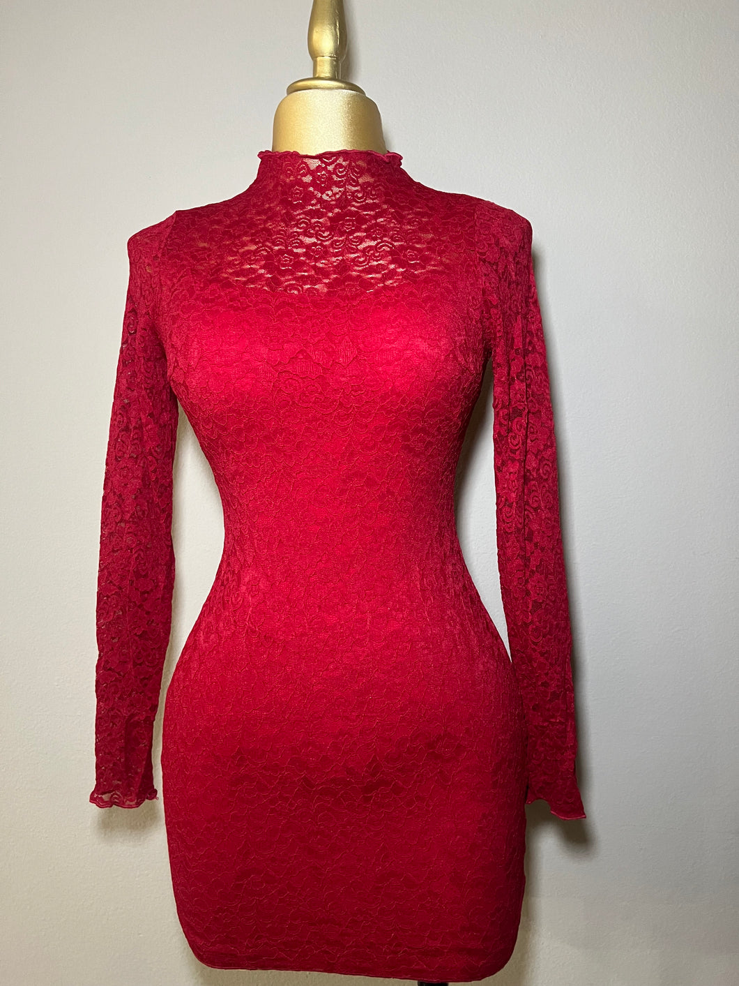 Red Lace Dress