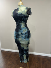 Load image into Gallery viewer, Sofia Rust Mesh Dress
