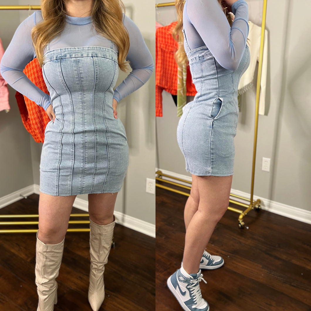 Alexa Denim Dress